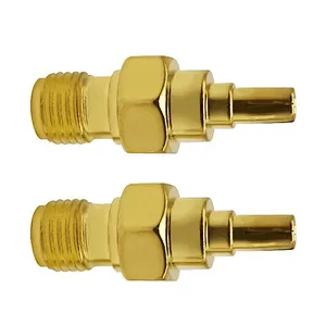 RF Coaxial Adapter SMA to CRC9 Coax Jack Connector SMA Female to CRC9