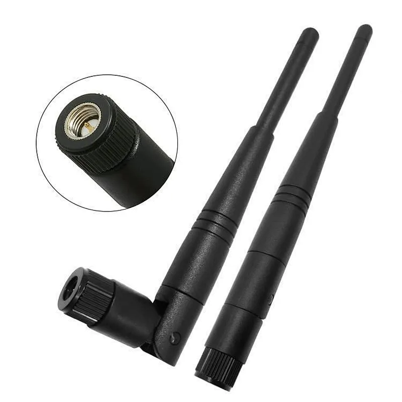 2400-2483MHz Rubber Sticks Omni WIFI Router Antenna With SMA Connector