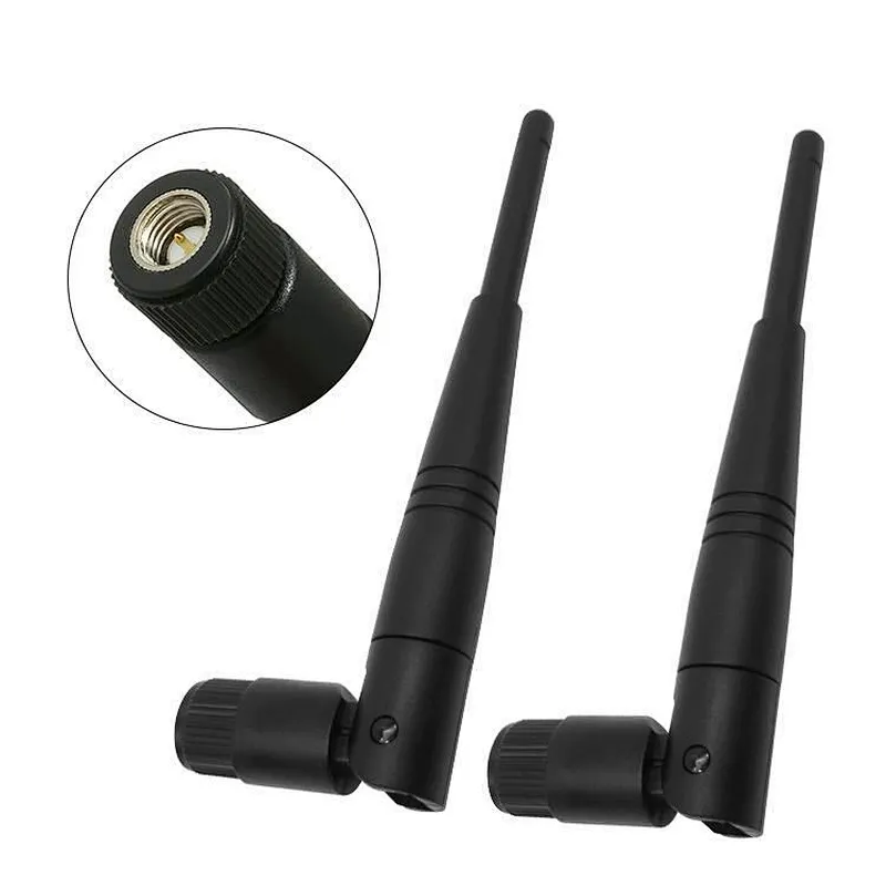 2400-2483MHz Rubber Sticks Omni WIFI Router Antenna With SMA Connector