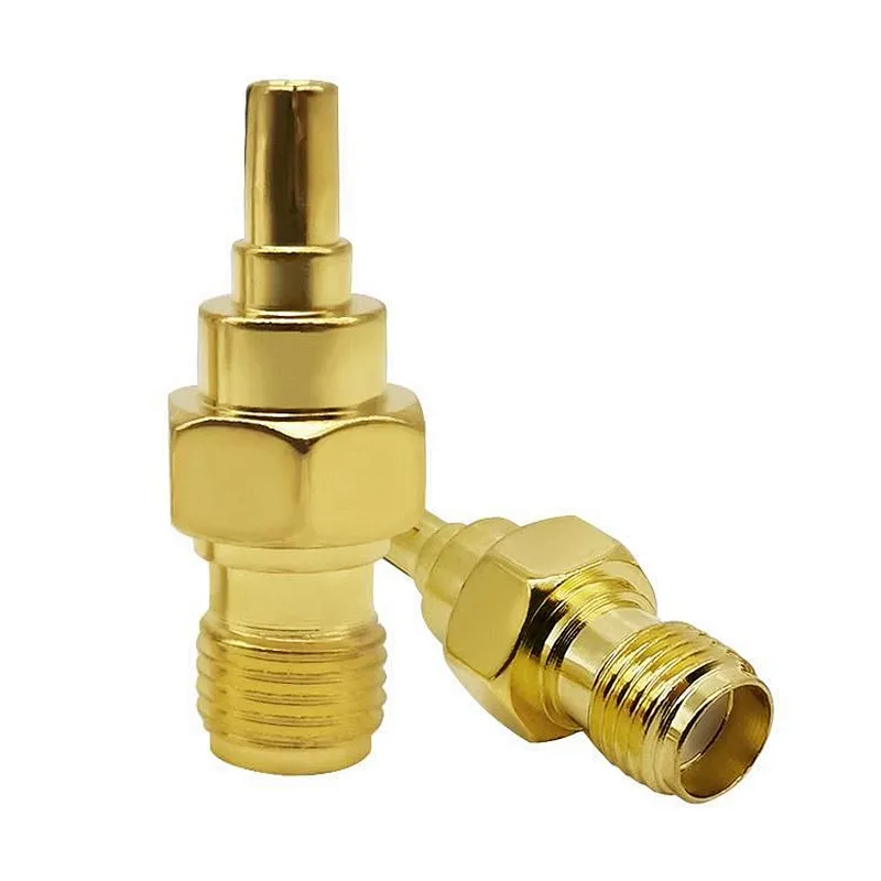 RF Coaxial Adapter SMA to CRC9 Coax Jack Connector SMA Female to CRC9