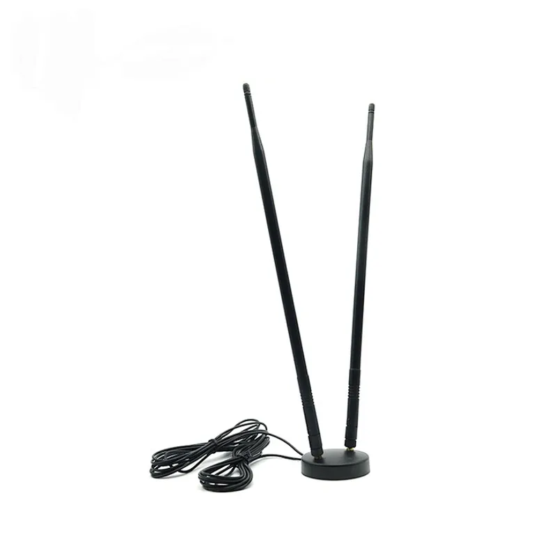 High Gain 9dBi 2G GSM Magnetic Base Antenna RG174 Cable Dual Connectors Magnetic Antenna