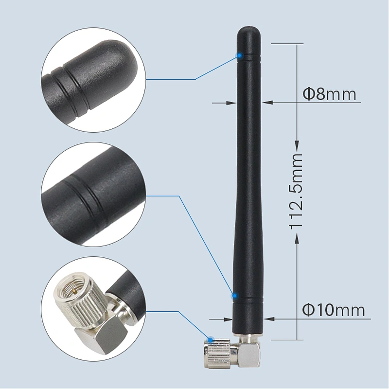 Wholesale Omni Directional 433MHz Rubber Antenna 3dBi 433 MHz RF Radio Aerial