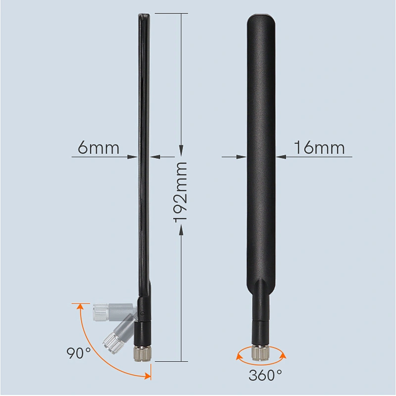 Dual-band Detachable 698-2700MHz Antenna Omni Wlan Indoor Aerial
