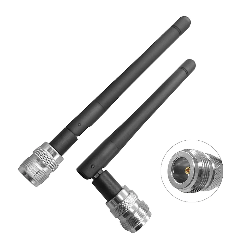 Round rubber indoor vertical rubber 3g antenna N Female connector screw mount