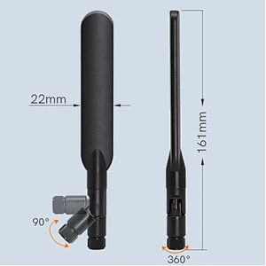 High Gain 7dBi Omni Dual Band Antenna 2.4G 5.8G Wifi Router Mobile Phone Antenna