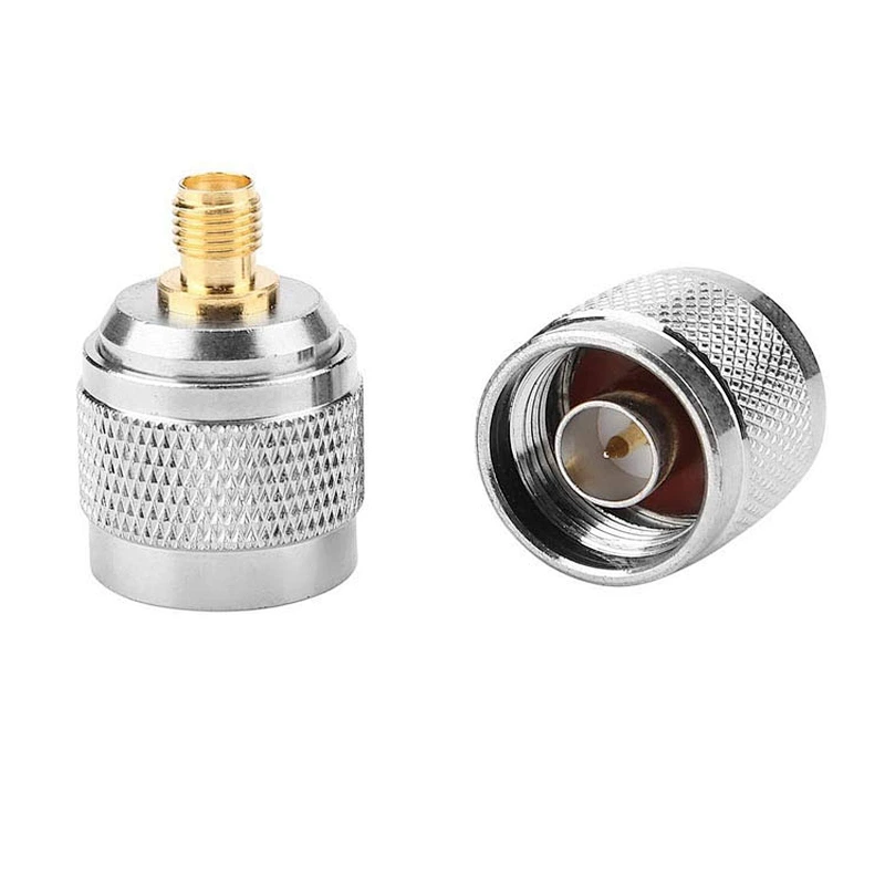 N Male to SMA Female Connector RF Coax Coaxial Adapter Straight Type for Cell Phone Mobile Signal Booster Straight Type
