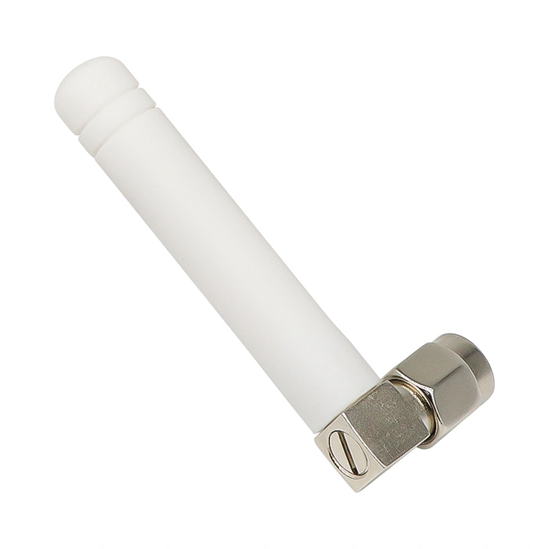 Right Angle SMA Connector Mounted Mini 2dBi Wireless 2.4G WiFi Rubber Antenna