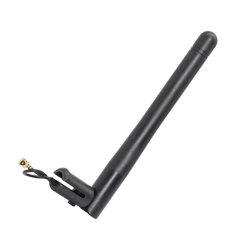 Omnidirectional Gsm Rubber Antenna 2dbi  With RF 1.13 Pigtail Cable  u.fl Ipex Connector
