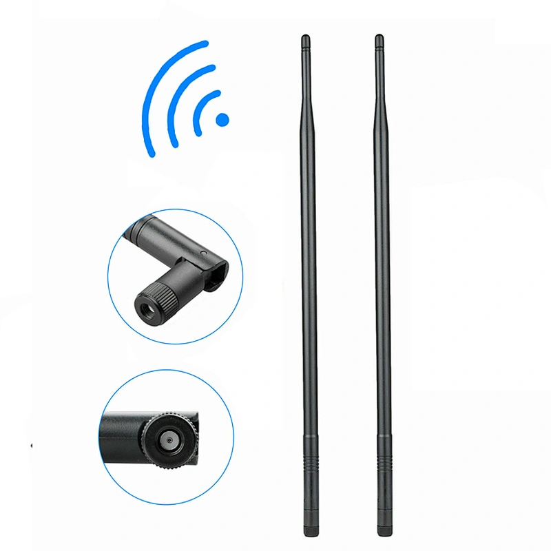 9dBi Wireless Network Router WIFI Antenna 2.4G Frequency Omni Whip Antennas For Signal Booster