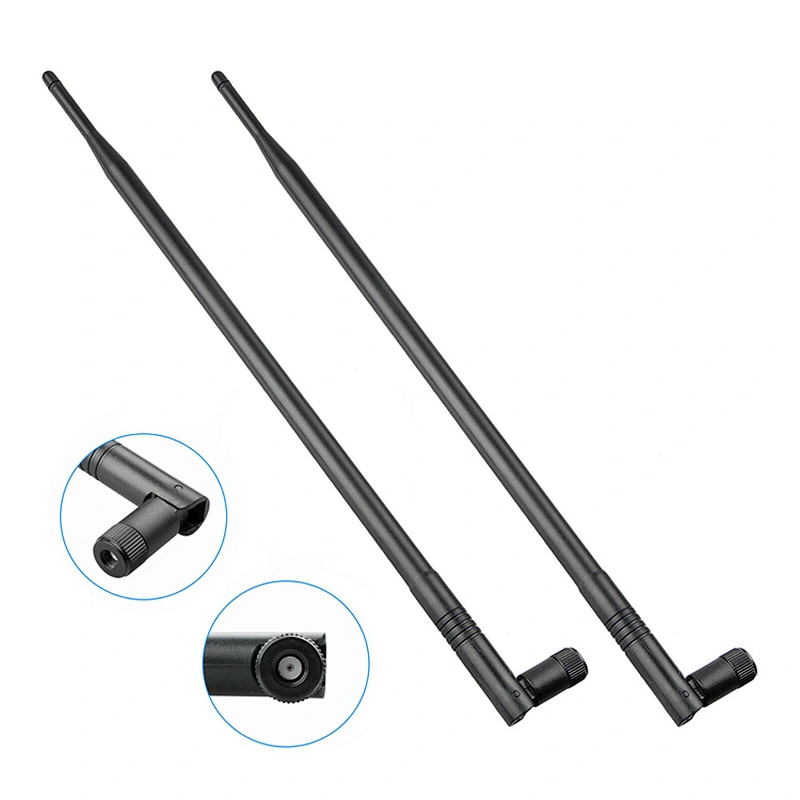 9dBi Wireless Network Router WIFI Antenna 2.4G Frequency Omni Whip Antennas For Signal Booster