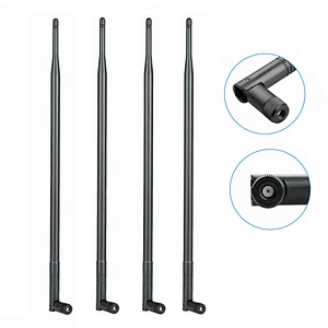9dBi Wireless Network Router WIFI Antenna 2.4G Frequency Omni Whip Antennas For Signal Booster