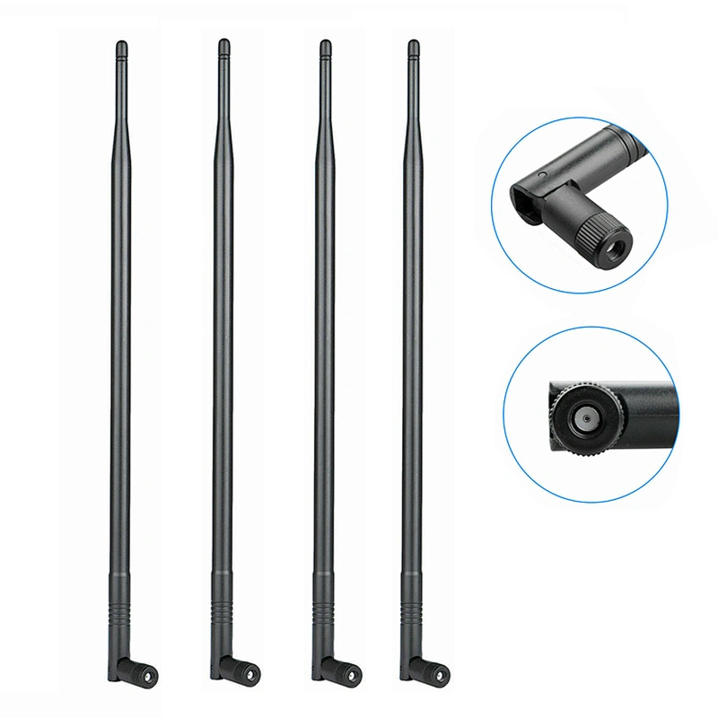 9dBi Wireless Network Router WIFI Antenna 2.4G Frequency Omni Whip Antennas For Signal Booster