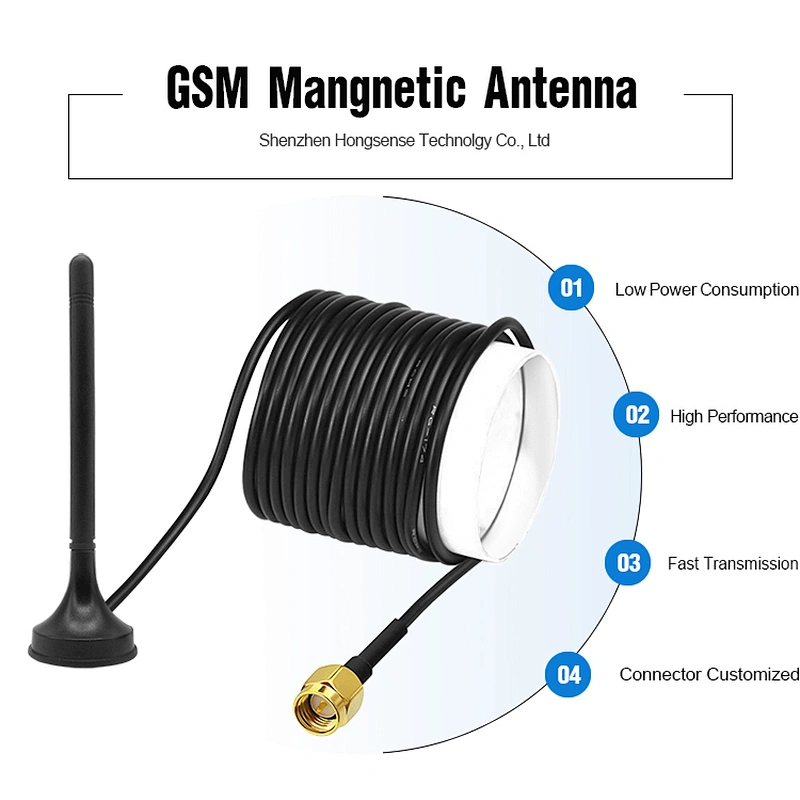 3dbi Vehicle-Mounted Smart Magnetic base Antenna Omni Gsm Wireless Network Antenna