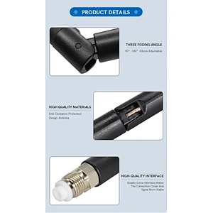 2dBi Omni Directional 315MHz Rubber Antenna for 315 MHz Remote Control RF Signal