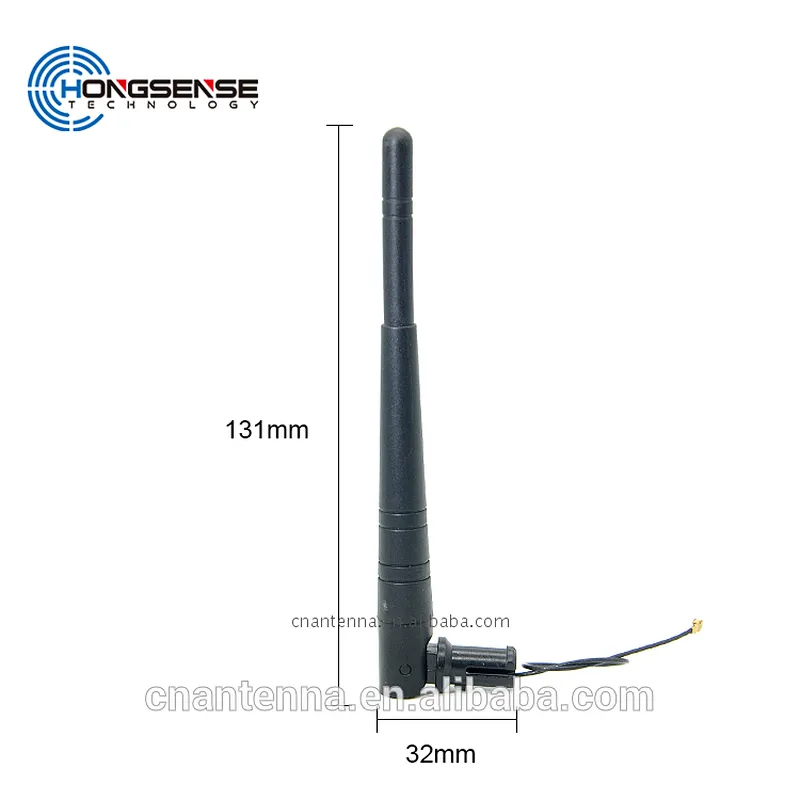 Single Frequency 3dBi Omnidirectional RFID 915MHz Rubber Duck Antenna with IPEX Connector