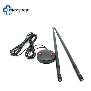 High Gain 9dBi 2G GSM Magnetic Base Antenna RG174 Cable Dual Connectors Magnetic Antenna