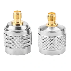 N Male to SMA Female Connector RF Coax Coaxial Adapter Straight Type for Cell Phone Mobile Signal Booster Straight Type