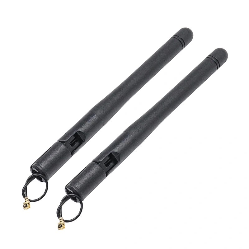 Omnidirectional Gsm Rubber Antenna 2dbi  With RF 1.13 Pigtail Cable  u.fl Ipex Connector