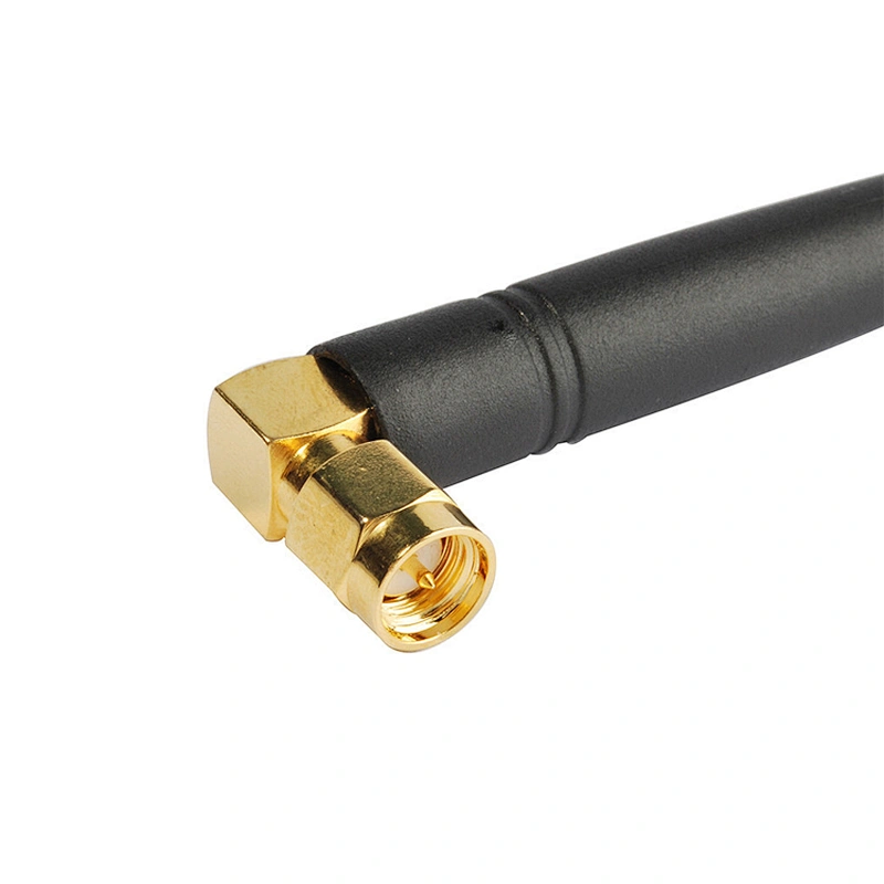 GSM Antenna Black 2dbi Rubber Antenna 112mm Aerial Signal Booster SMA Male Plug RA
