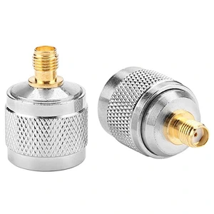 N Male to SMA Female Connector RF Coax Coaxial Adapter Straight Type for Cell Phone Mobile Signal Booster Straight Type