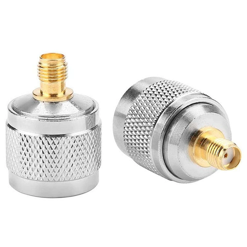 N Male to SMA Female Connector RF Coax Coaxial Adapter Straight Type for Cell Phone Mobile Signal Booster Straight Type