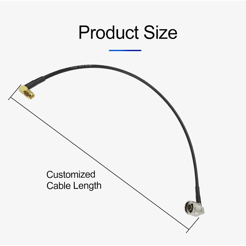Low Loss 50ohm  RG174 Coaxial Cables RF SMA To TNC Connector  Extension RG 174 Pigtail Cable