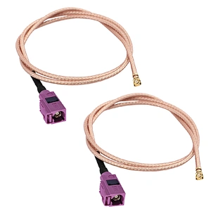 Vehicle Low Loss Coaxial RG316 Cable Assemblies Fakra H Connector IPEX/U.FL Plug Mounting