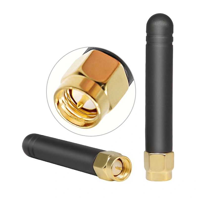 Wholesale External Short 2dBi 915MHz RFID Rubber Antenna for 915 MHz Router