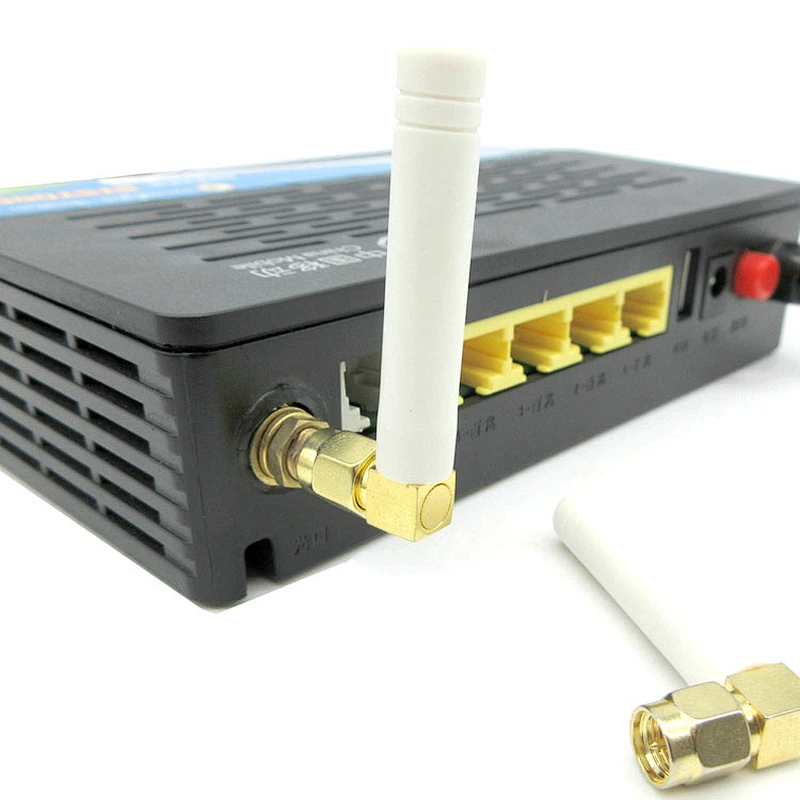 2dBi gain external 3g router antenna SMA male connector White color antenna