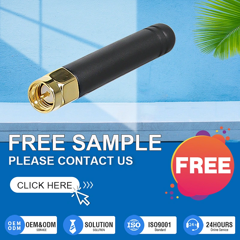 Wholesale External Short 2dBi 915MHz RFID Rubber Antenna for 915 MHz Router