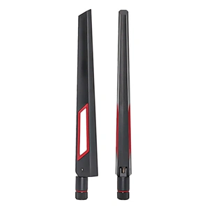 China Indoor Omni 2.4GHz 5GHz Dual Band WiFi Flat Rubber Antenna With SMA Connector