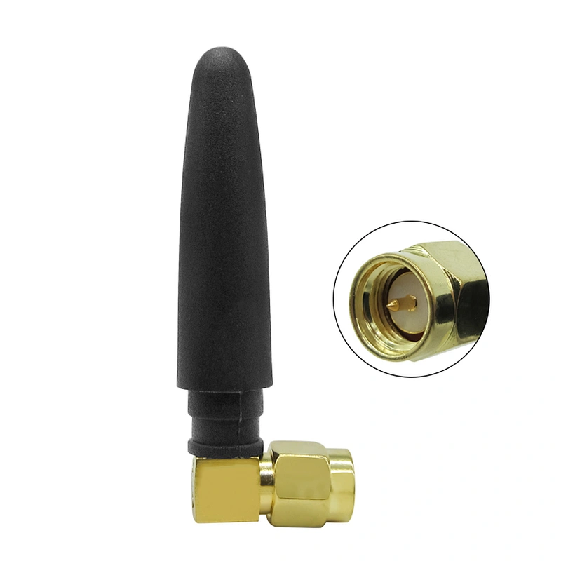 Wide range 2400Mhz Wifi whip dipole antenna steady sma connector