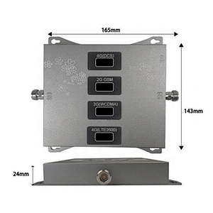 Universal Quad Band 900 1800 2100 2600MHz Cell Phone Signal Repeater 2G 3G 4G Amplifier Booster