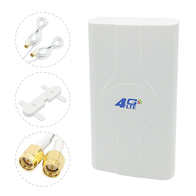 35dBi GSM High Gain Antenna Dual Mimo WiFi Signal Booster Amplifier Modem Adapter TS9 4G LTE Antenna