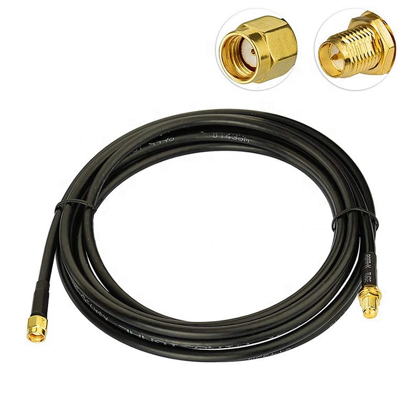 Low-loss Antenna Cables 3DFB  RP SMA-MALE  to RP SMA-Female Bulkhead 3DFB Coax Cable