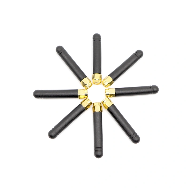 High Gain wifi gsm 433MHZ 868MHZ 915MHZ 2dbi 3dbi rubber duck  whip omni terminal antenna