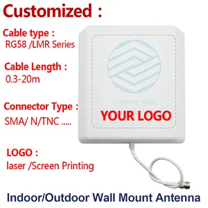Hongsense 4G panel antenna 18dbi lte 4g outdoor external panel antenna 700-2700mhz