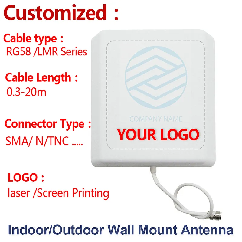 Hongsense 4G panel antenna 18dbi lte 4g outdoor external panel antenna 700-2700mhz