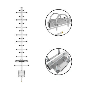 Best High gain outdoor gsm 900mhz yagi antenna in factory price RG58 Cable