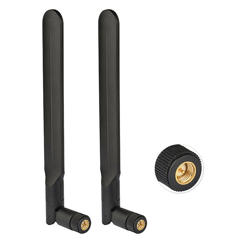 7DBI 700-2700MHz Indoor 4GLTE Rubber Whip Dipole Antenna With Sma Connector
