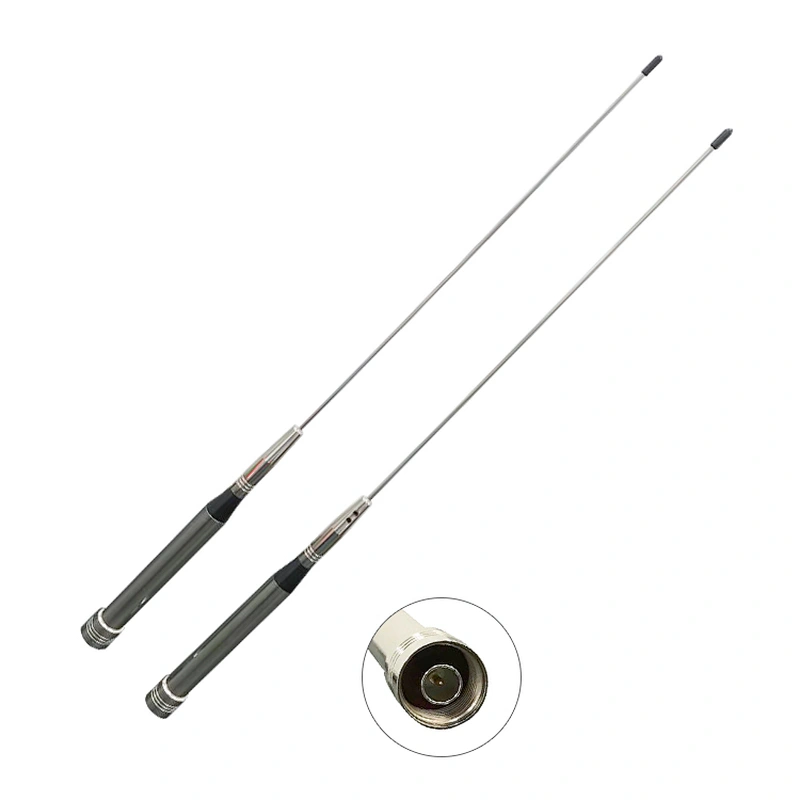 VHF Whip Antenna 450MHz N Male Connector Stainless Steel  Pole Antenna