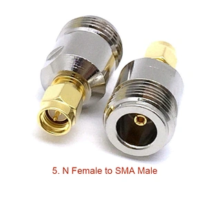 RF Coaxial Cable Adapter Jack Converter N Type to SMA Series Connector