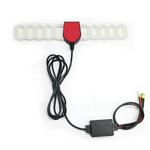 High Gain 23dBi UHF VHF Car Patch Antenna Amplified Satellite Digital TV Antenna For Car