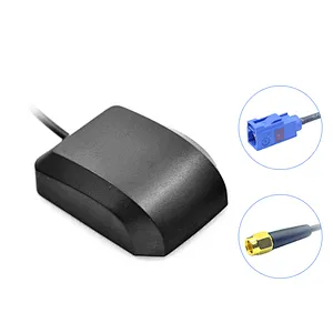 Hongsense GPS Antenna External Active miniature gps Antenna 3-5V 28dB 3 Meter fakra connector