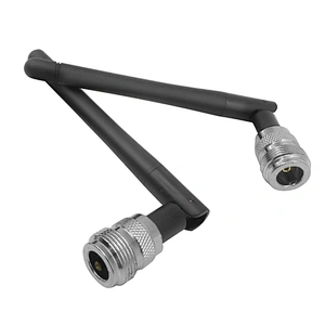 High gain 433mhz dipole spring inside N connector rubber antenna