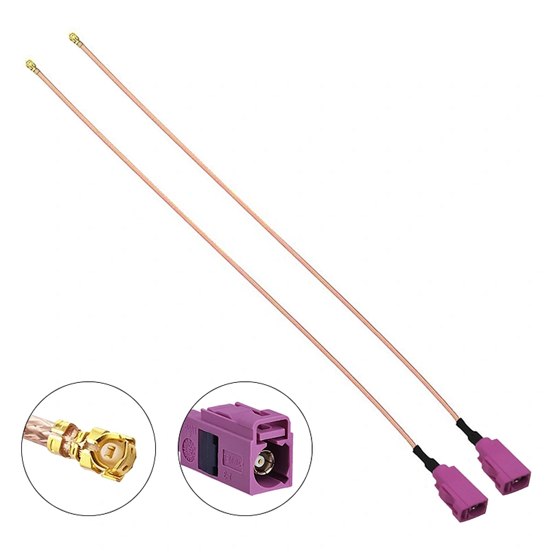 RG178 Coaxial Cable Fakra Connector With IPEX Mounting Adapted To Vehicle Antenna Radio Controlled