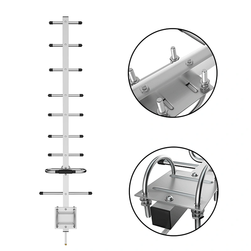 Broadband Gsm 900mhz YAGI antenna for outdoor networking Pole Mounting YAGI antennas