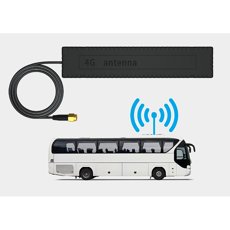 Indoor 5dBi Adhesive Vehicle Antenna 4G LTE Patch Antenna With 3 Meters RG174 Cable