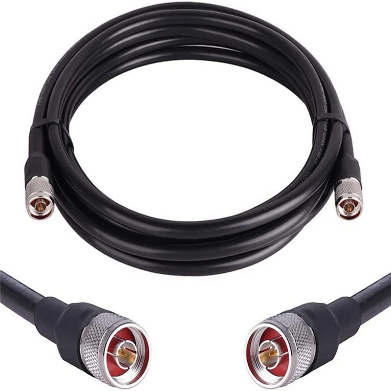 7DFB Coaxial Cable N Male to N Male Connector 50 Ohm Pure Copper Low Loss Coaxial Cables