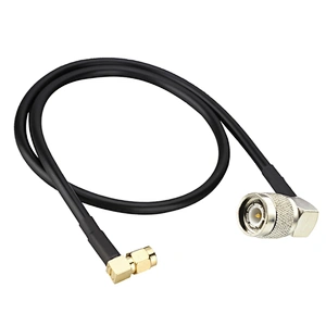 Coaxial Cable RG174 SMA Male cable Connector To Right Angle TNC Male Connector Assemblies In Stock